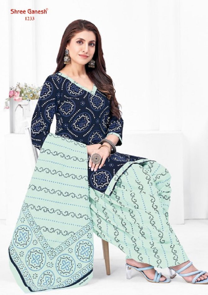 Shree Ganesh Bandhni Vol 2 Patiala Cotton Dress Material Catalog